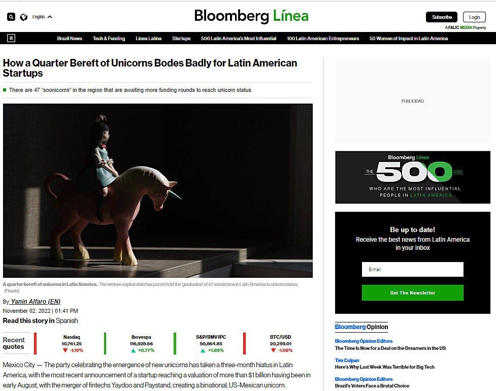 How a Quarter Bereft of Unicorns Bodes Badly for Latin American Startups